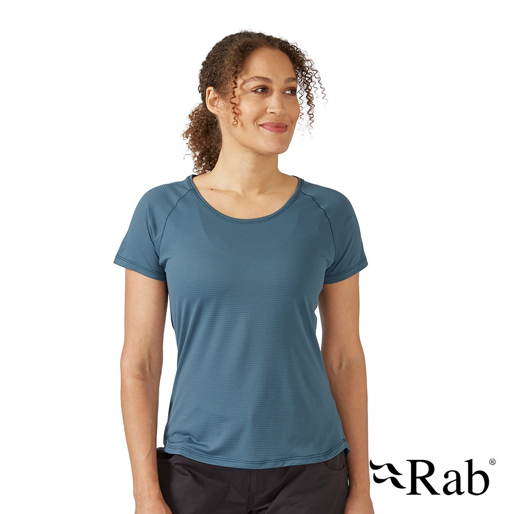 RAB Aleya Tee 短袖透氣排汗衣 女款 QBL48