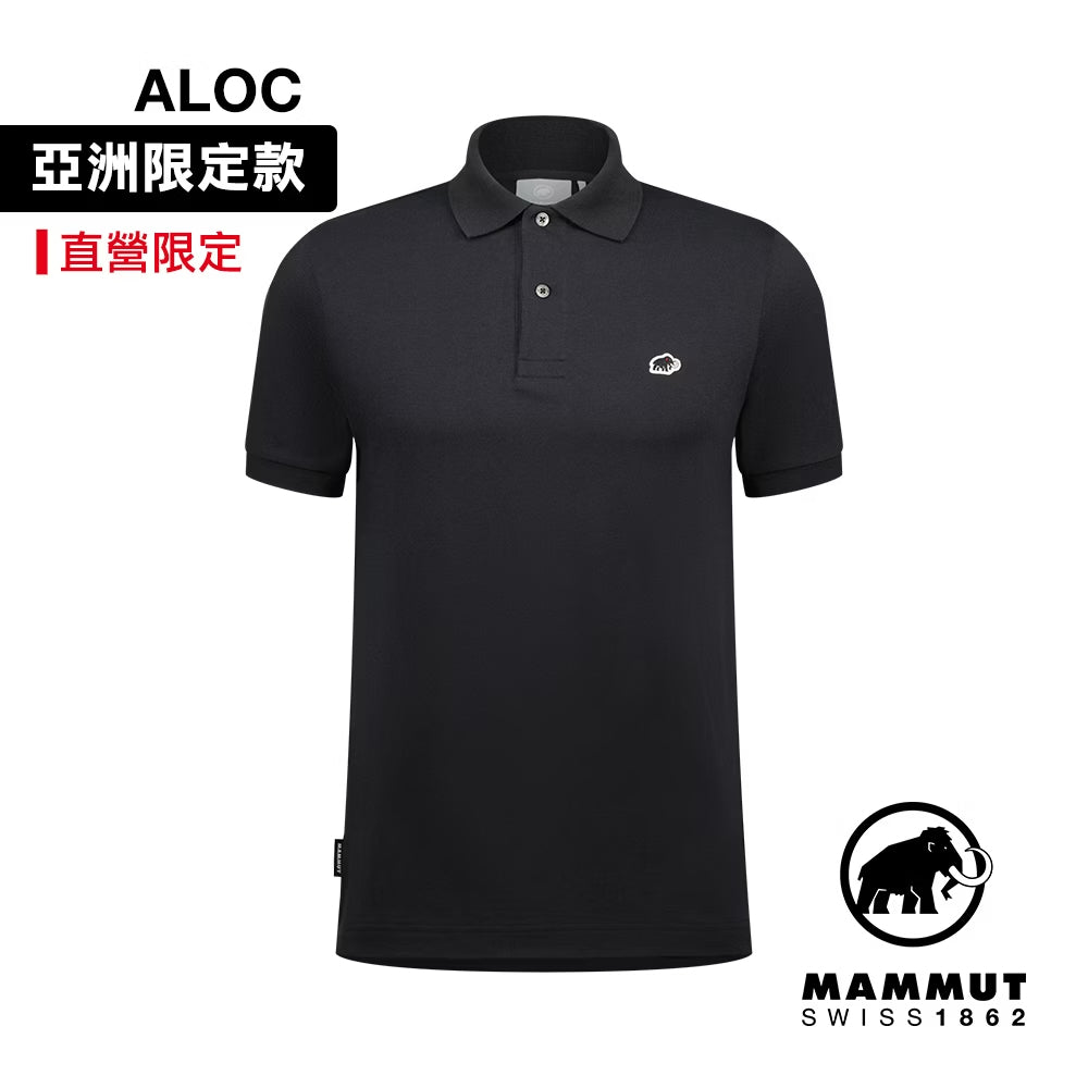 Mammut 長毛象 Matrix AF 男 日系快乾Polo衫 黑 1017-00402