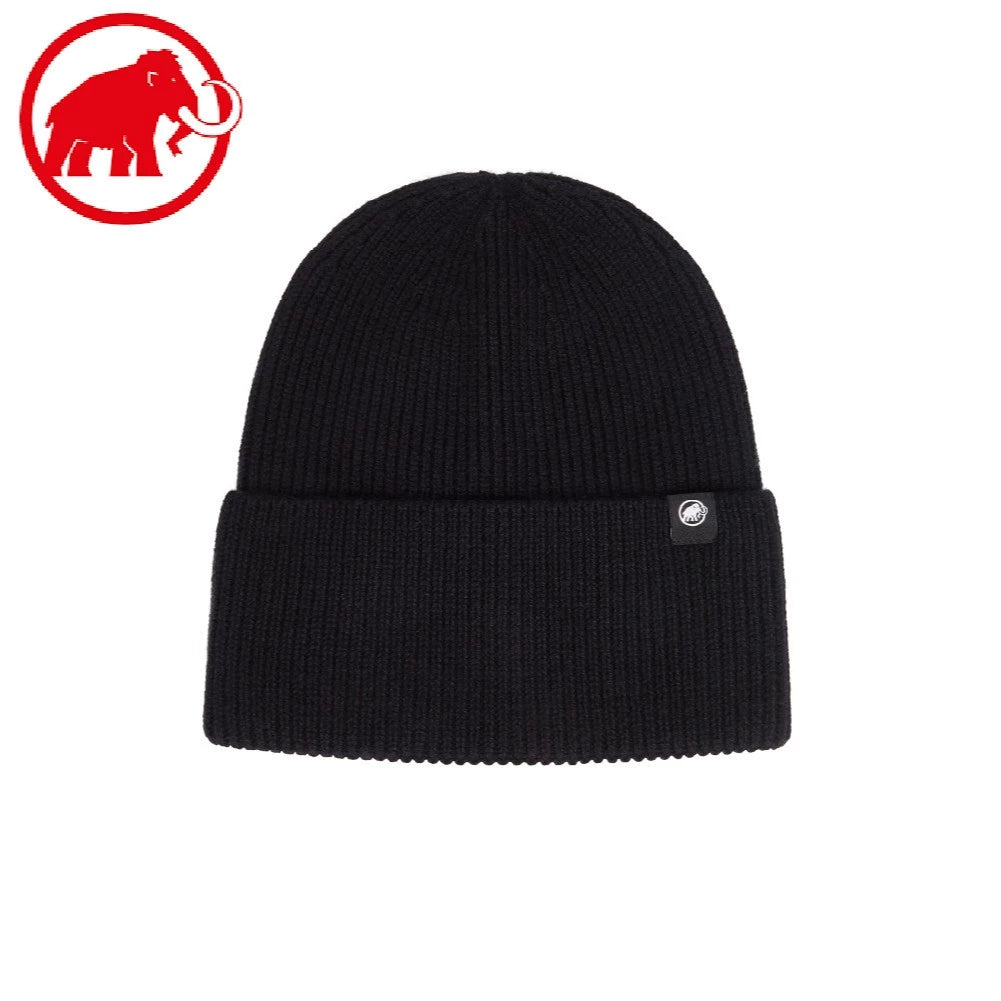 Mammut 長毛象 Snow Beanie 保暖針織帽 黑 1191-02380