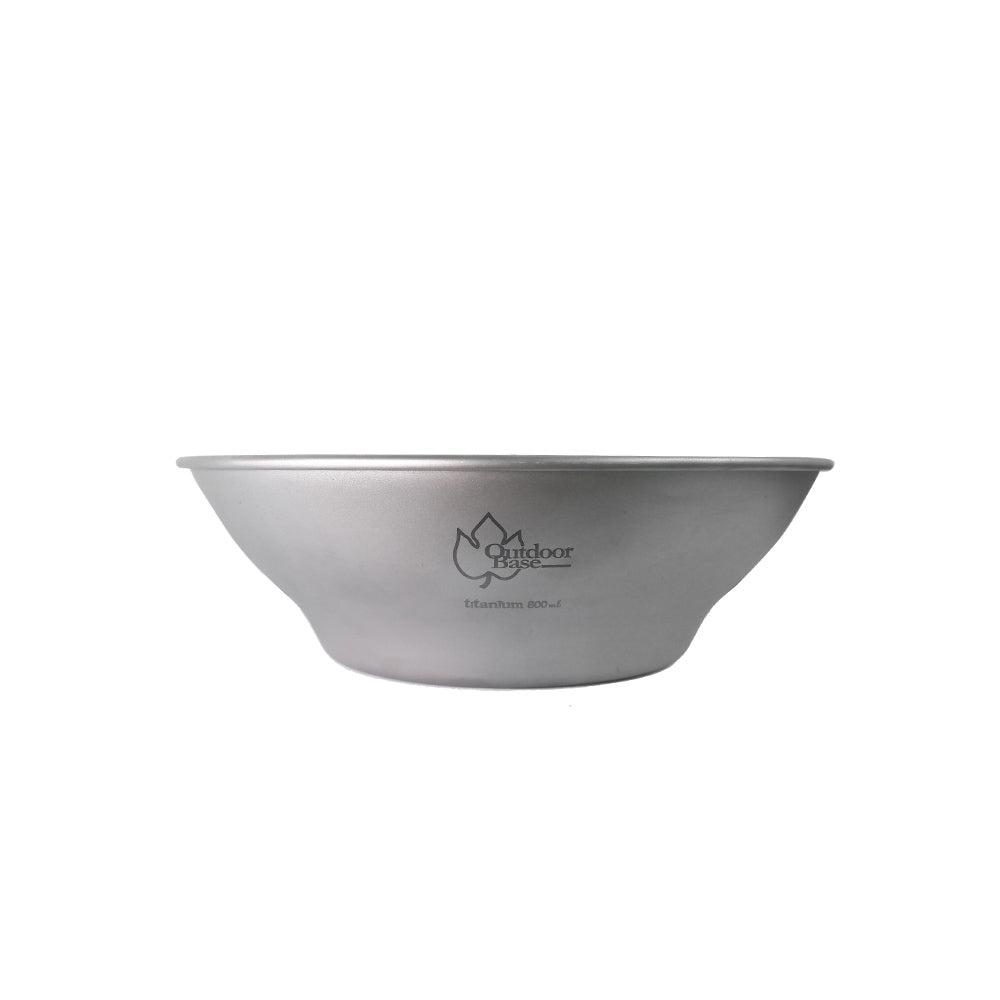 Outdoorbase 單層純鈦 野炊盤 800ml OB27432