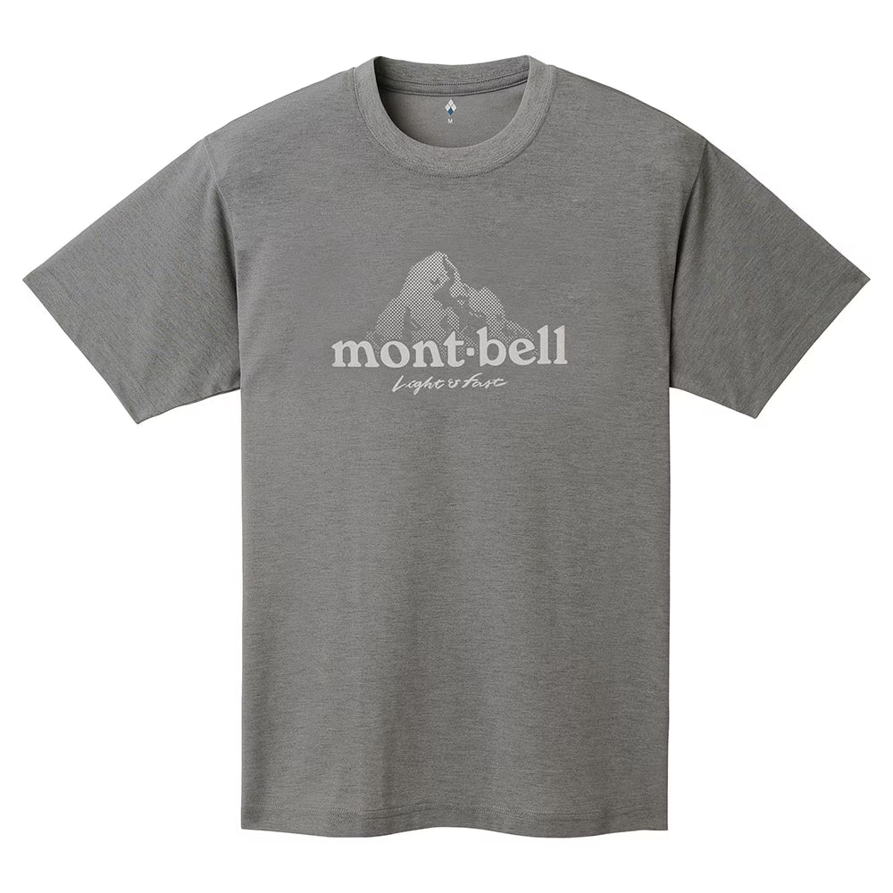 Montbell WIC.T LOGO山 短袖 排汗T 1114471