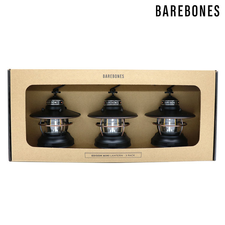 Barebones 吊掛營燈組 Edison Mini 三入一組 LIV-276 / LIV-278