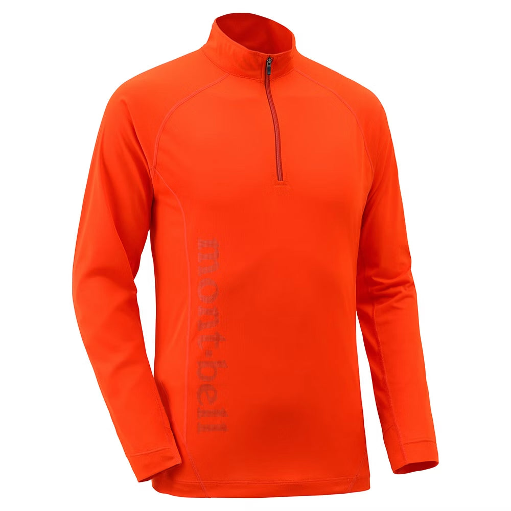 Montbell COOL LT L/S ZIP 男 長袖 半門襟 排汗衫 1114454