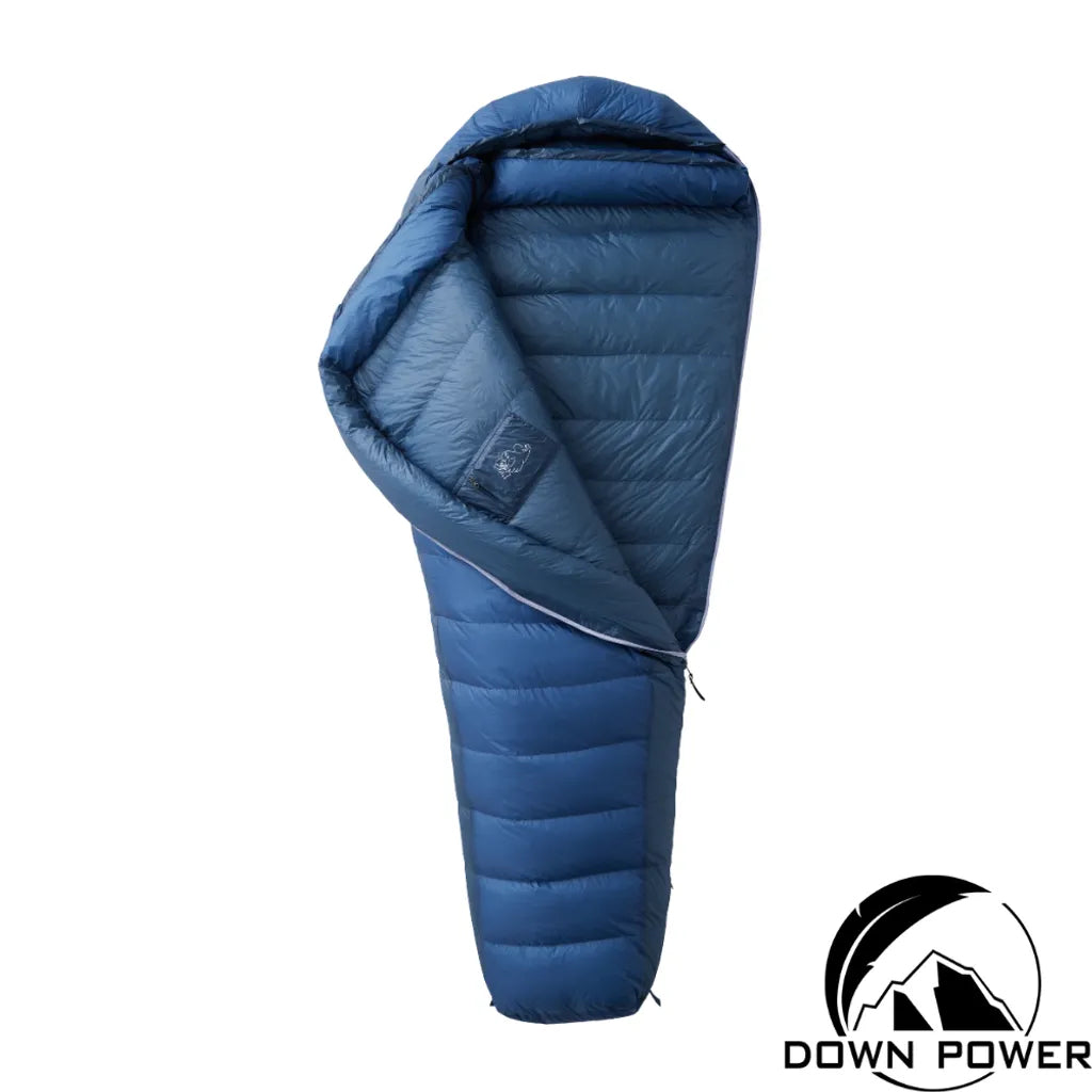DownPower 飄浮膠囊 頂級鵝絨睡袋 空谷幽藍 DP-Y EX500M