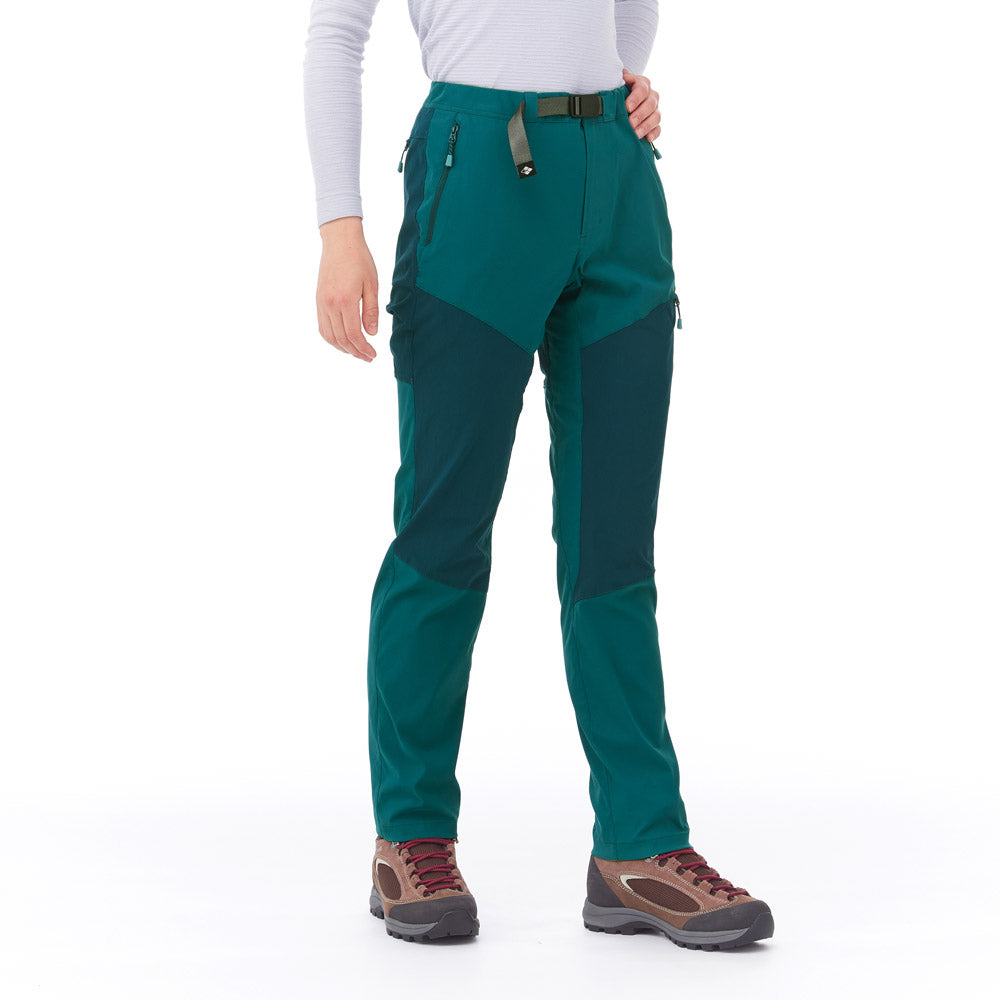 Mont-bell Guide Pants Light 女款 彈性拼接輕量長褲 灰 1105684 GM