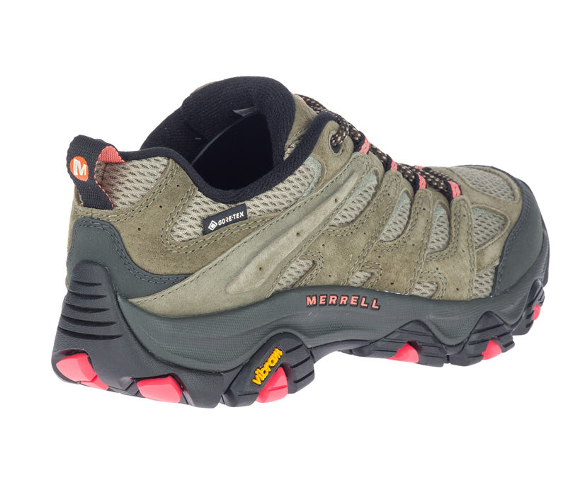 MERRELL MOAB 3 女 寬楦 GORE-TEX 多功能健行鞋 橄欖綠 J036322W