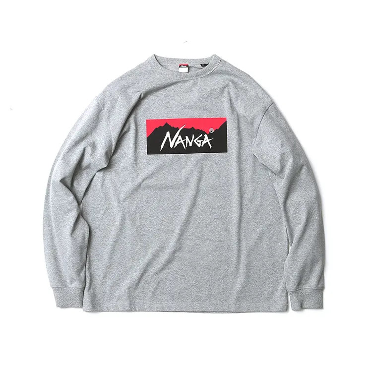 Nanga Eco Hybrid Box Logo L/S Tee 長袖T恤 12477