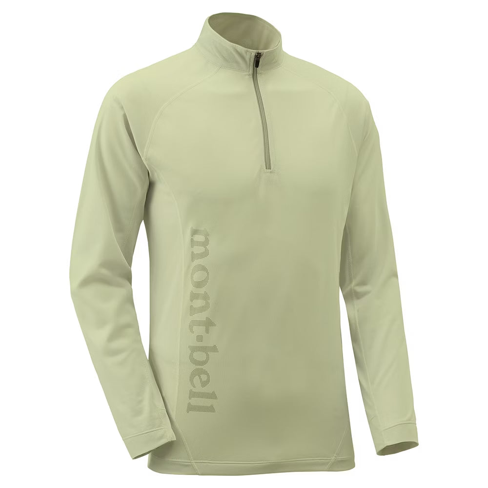 Montbell COOL LT L/S ZIP 男 長袖 半門襟 排汗衫 1114454