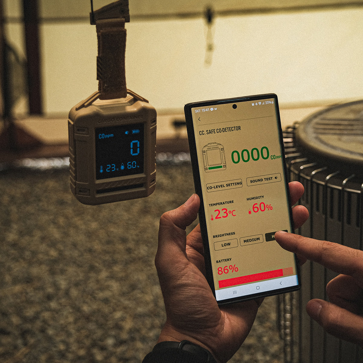 CARGO 一氧化碳溫濕度偵測器