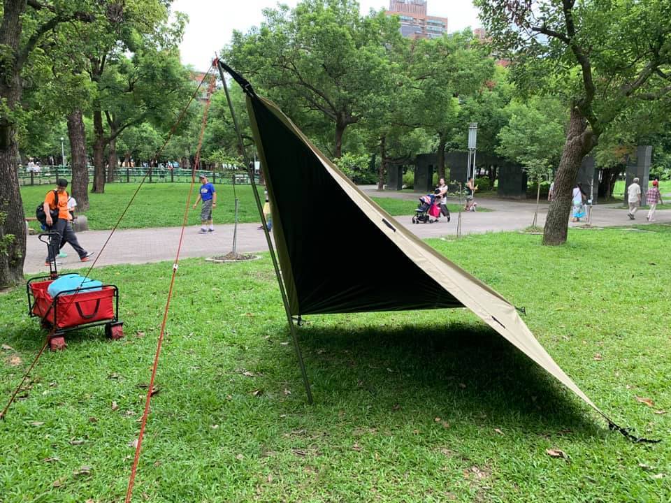 【GoodTent】好天/三角配件組 /卡其色 黑膠