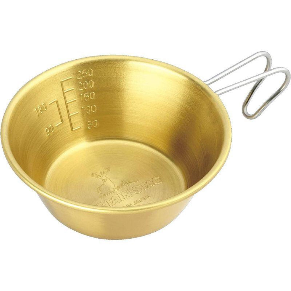 CAPTAIN STAG 鹿牌 黃銅提耳碗 320ml UH-0066