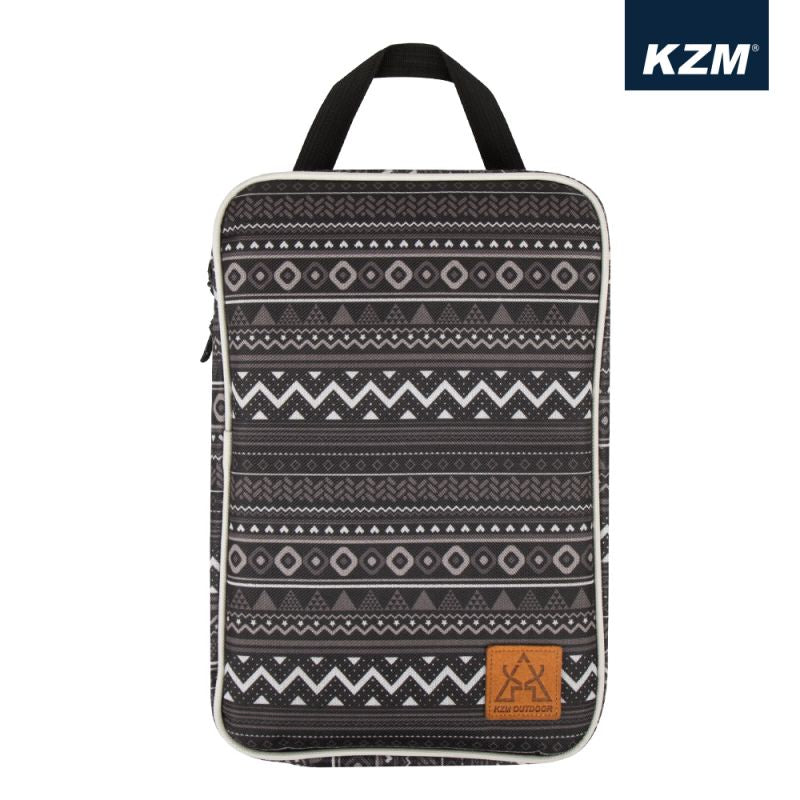 KZM 彩繪民族風廚房用具8件組 黑色 K9T3K011