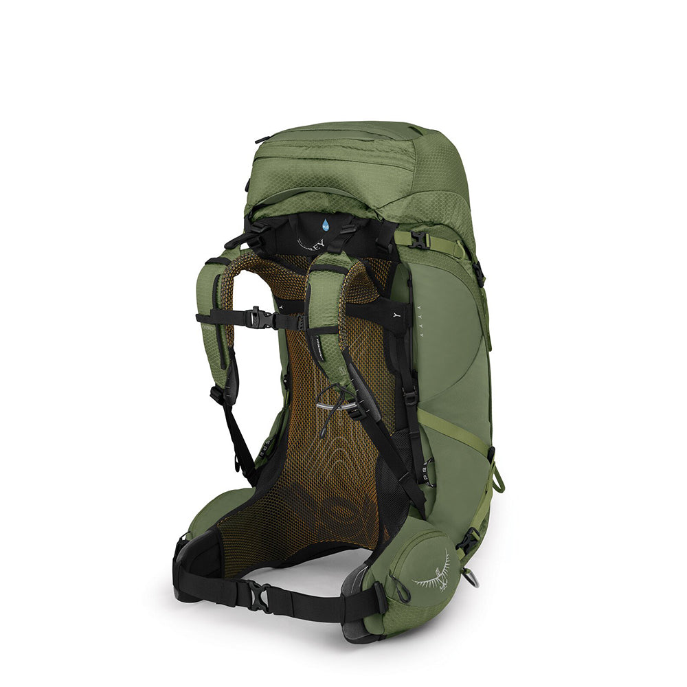 OSPREY Atmos AG 50 男 網架輕量登山後背包 神話綠 10004007