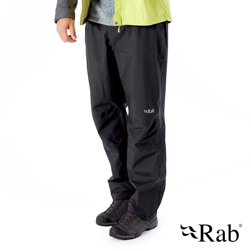 RAB Downpour Eco Pants 透氣防水長褲 男款 黑色 QWG84