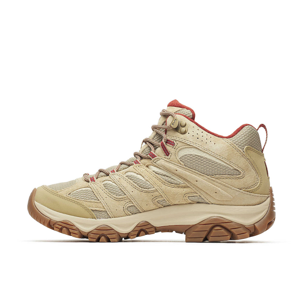 MERRELL Moab 3 Mid WP 男 防水 中筒 登山健行鞋 卡其 J00003599