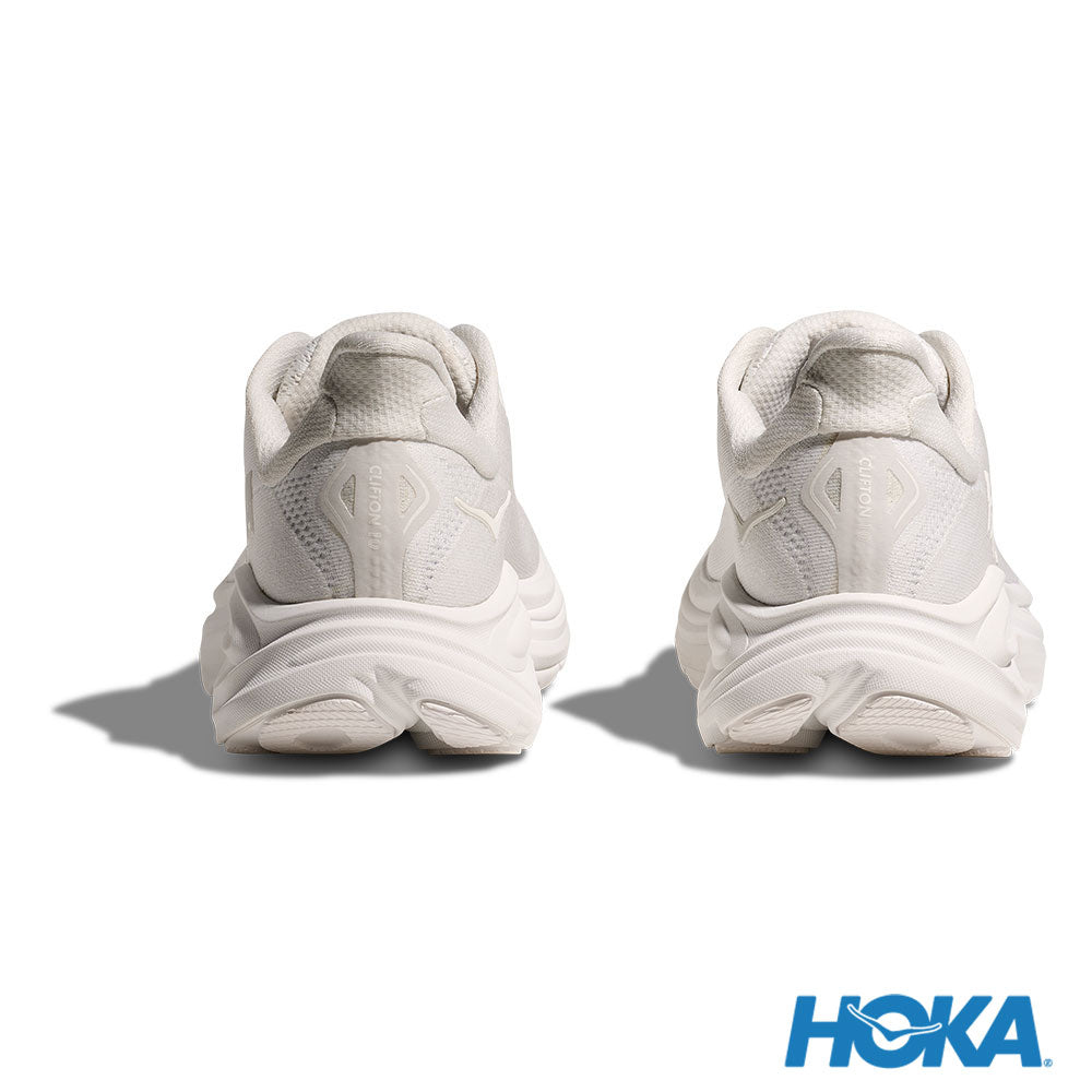 HOKA 女 Clifton 10 寬楦 路跑鞋 白/白 1162050WWH