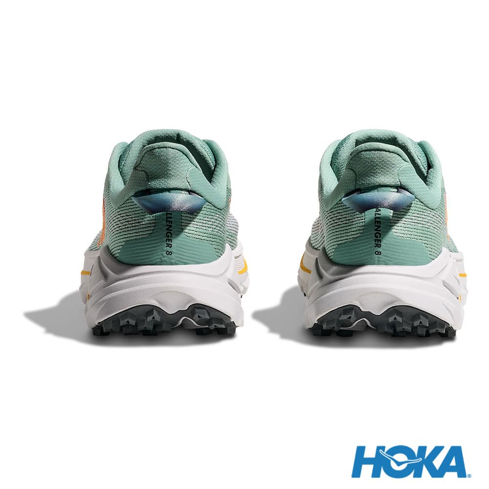HOKA Challenger 8 女 寬楦 越野鞋 健行鞋 翡翠綠/宇宙灰 1168719JDC
