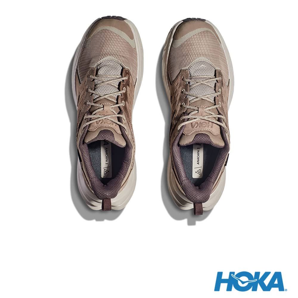 HOKA 男 Anacapa 2 Low GTX 輕量防水登山鞋 沙丘黃/牛津卡其 1141632DOTN