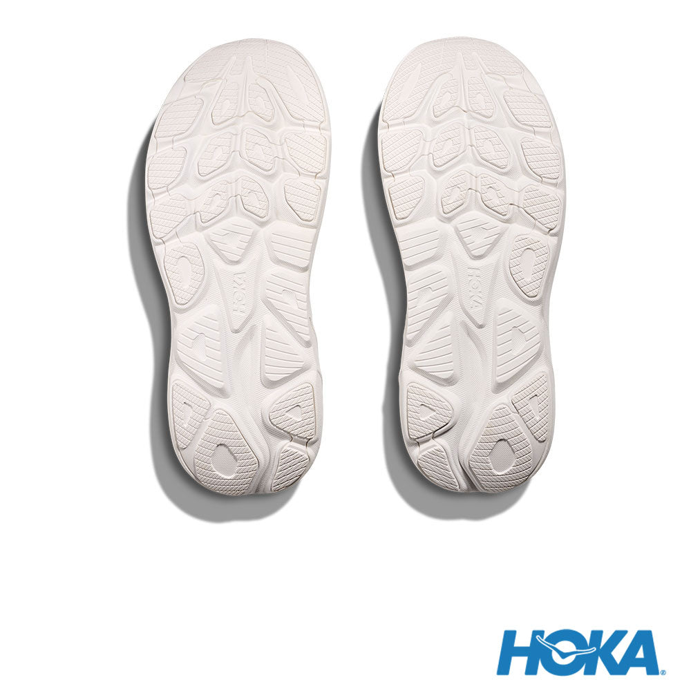 HOKA 女 Clifton 10 寬楦 路跑鞋 白/白 1162050WWH