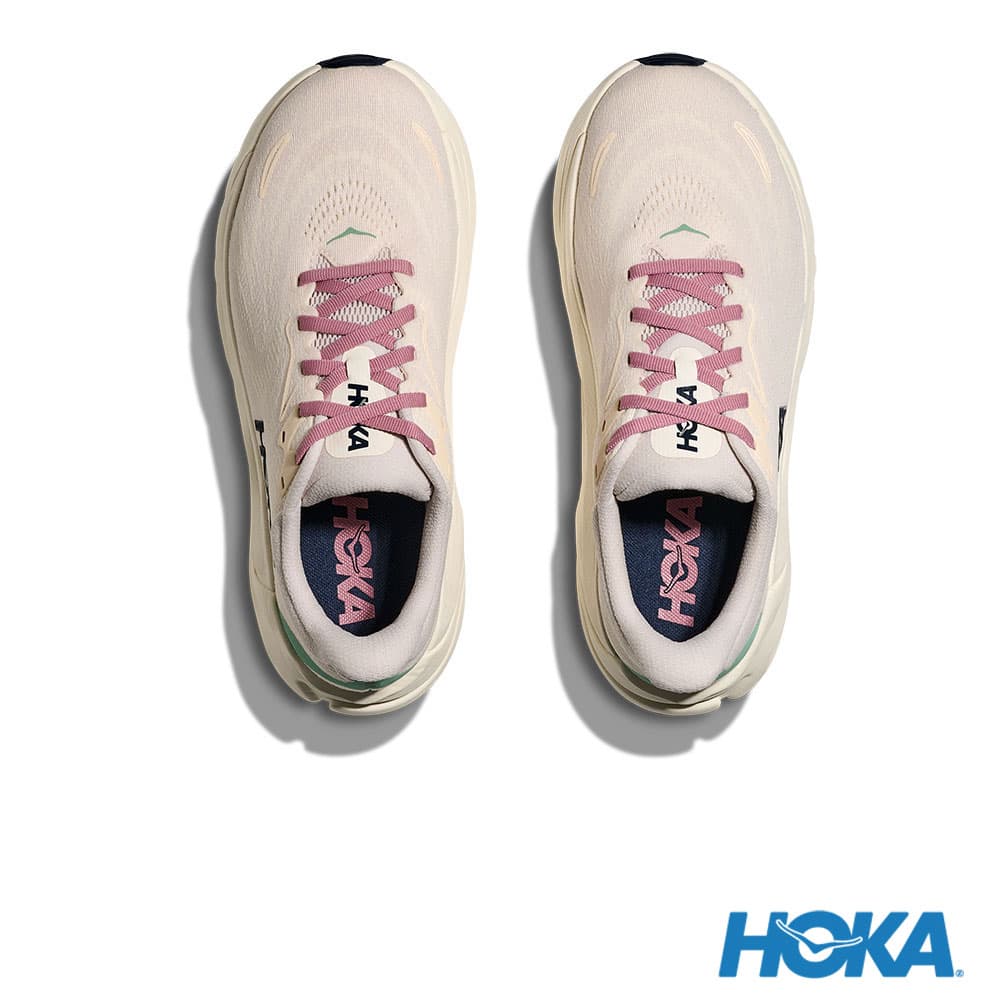 HOKA Arahi 8 女 寬楦 路跑鞋 奶油色/大理石白 1168711RCRM