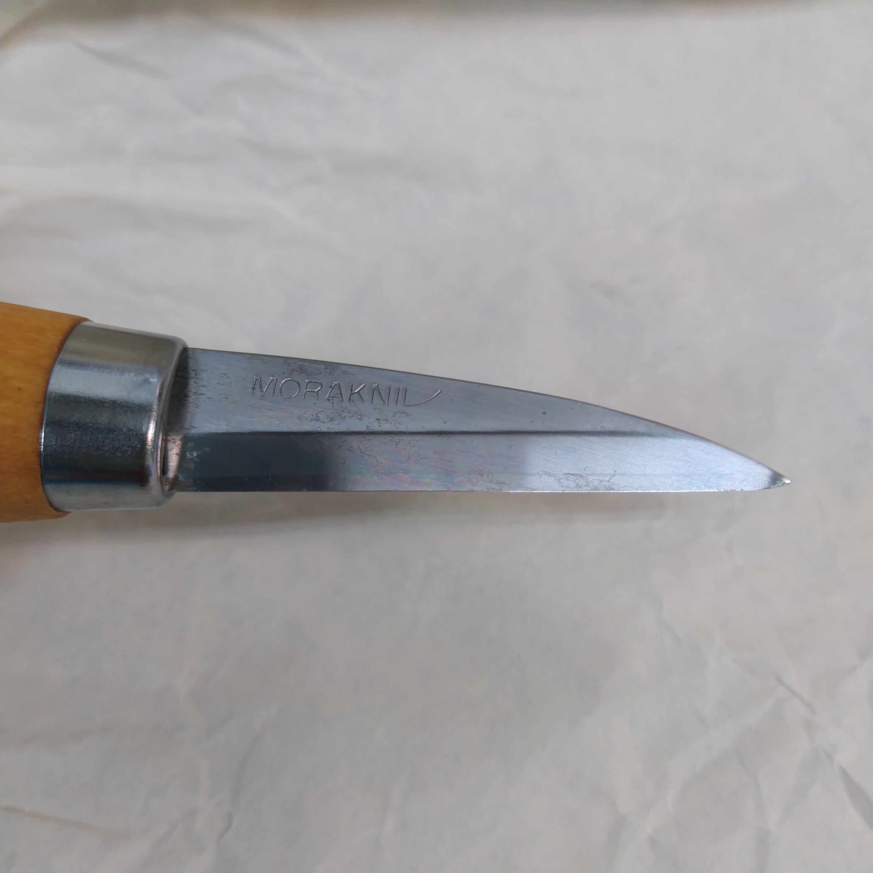 Morakniv Woodcraft 122 木柄木雕刀 木工雕刻刀 層壓鋼板 106-1654