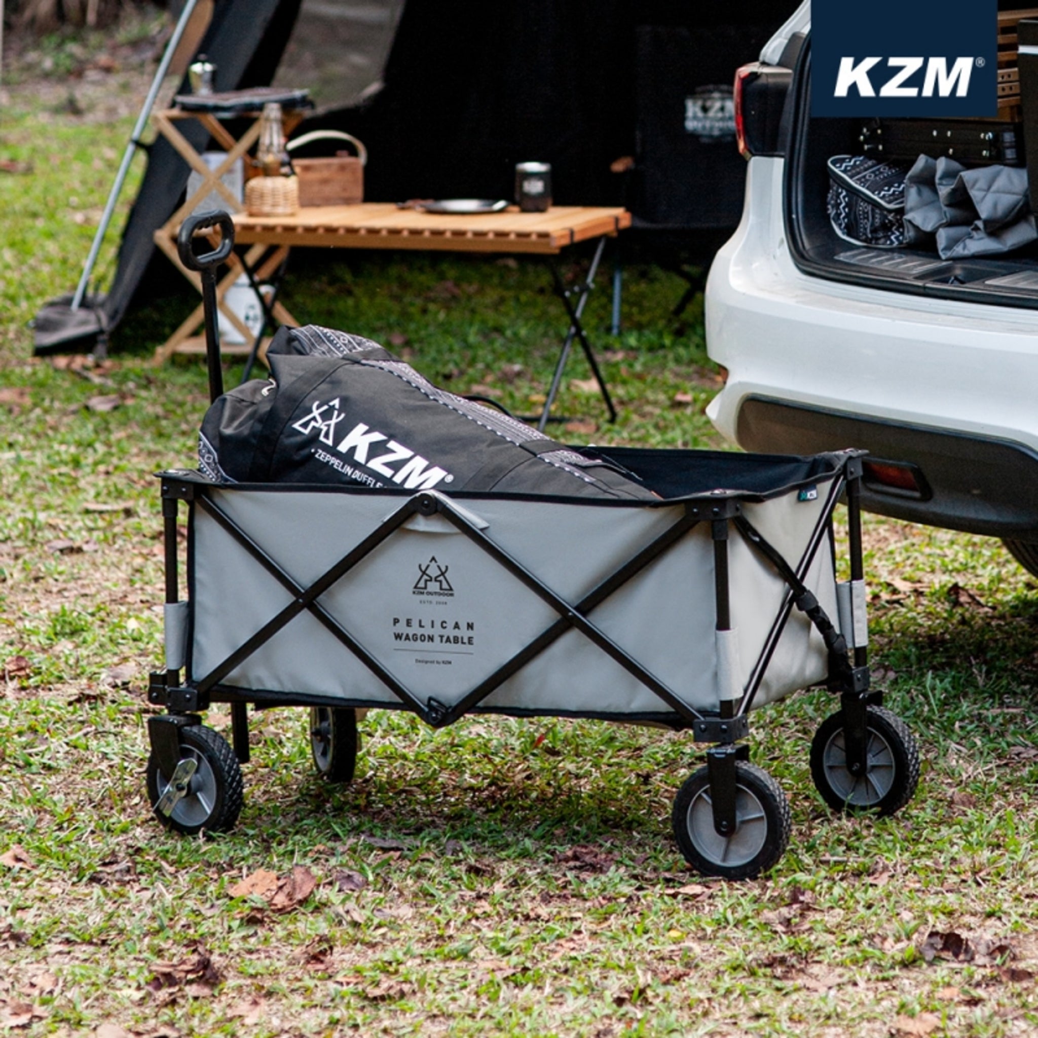 KAZMI KZM 多功能露營折疊手拉車 K20T1C013