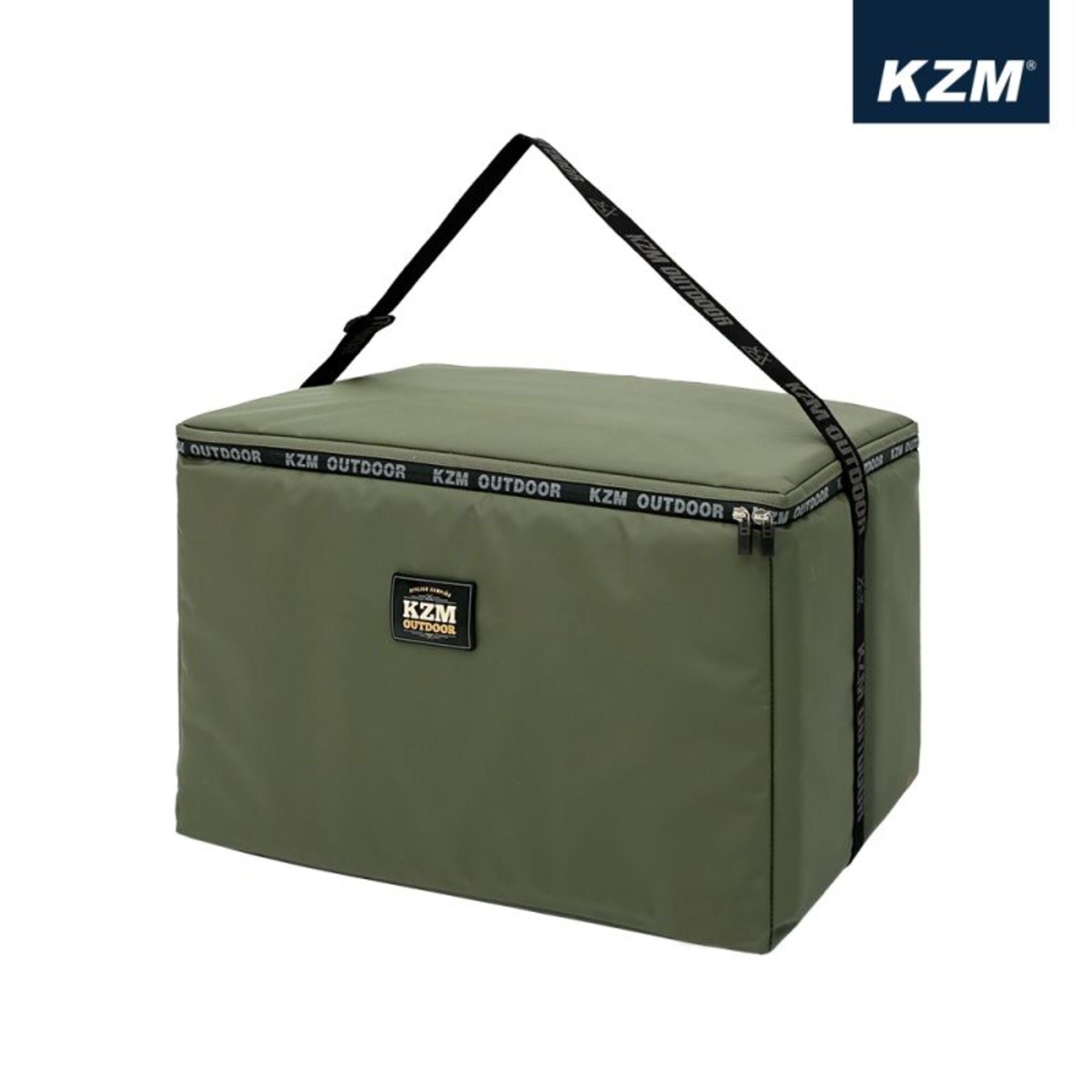 KAZMI KZM 素面個性保冷袋 45L 軍綠色 K20T3K008