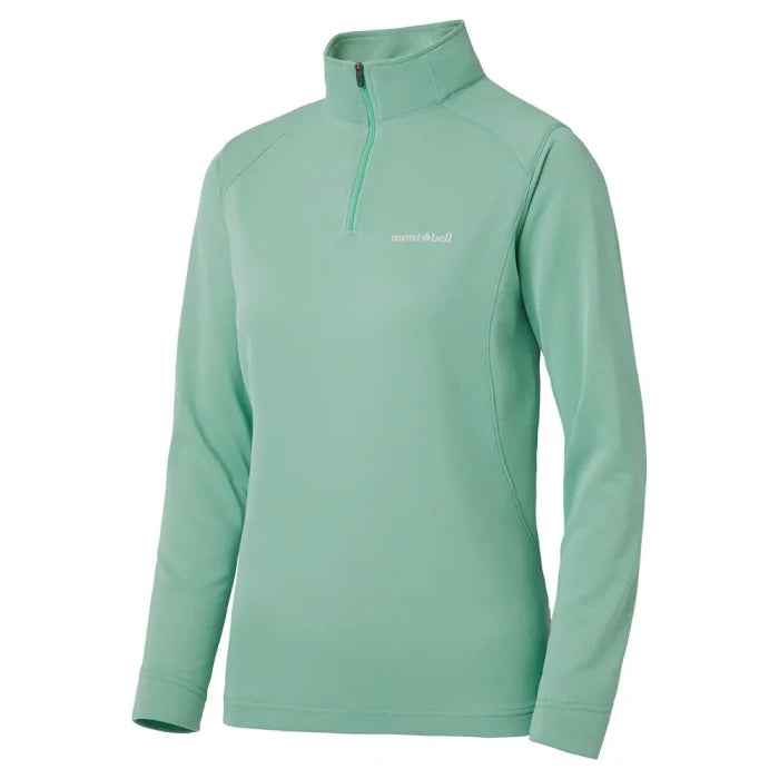 montbell WIC.ZEO L/S ZIP 女款 長袖 半門襟 排汗衣 1104941