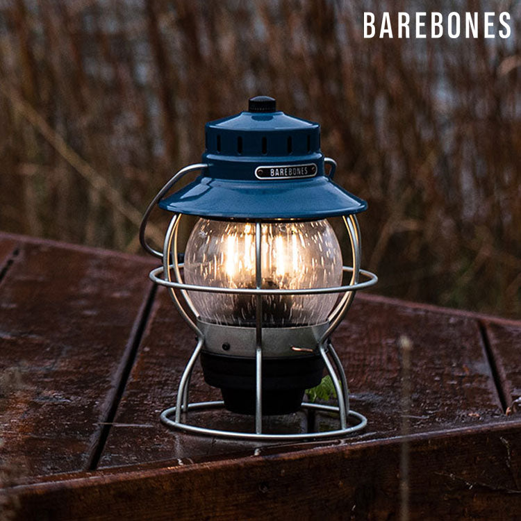 Barebones Railroad Lantern 充電式 手提鐵路復古營燈 海洋藍 LIV-181