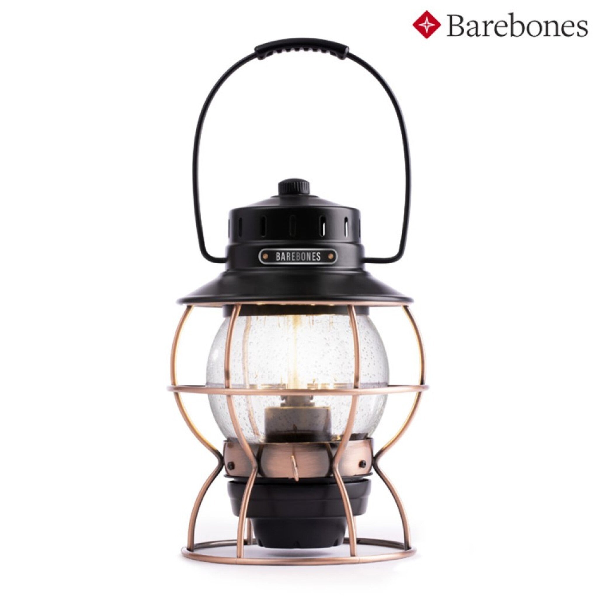 Barebones Railroad Lantern 手提鐵路復古營燈 黑 LIV-280