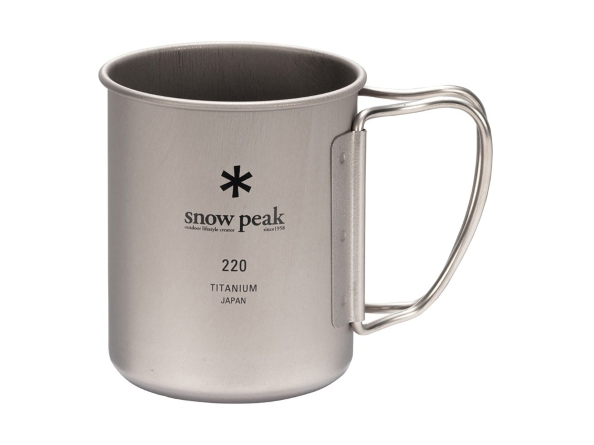 SnowPeak 鈦金屬單層杯 220/300/450ml MG-141/142/143