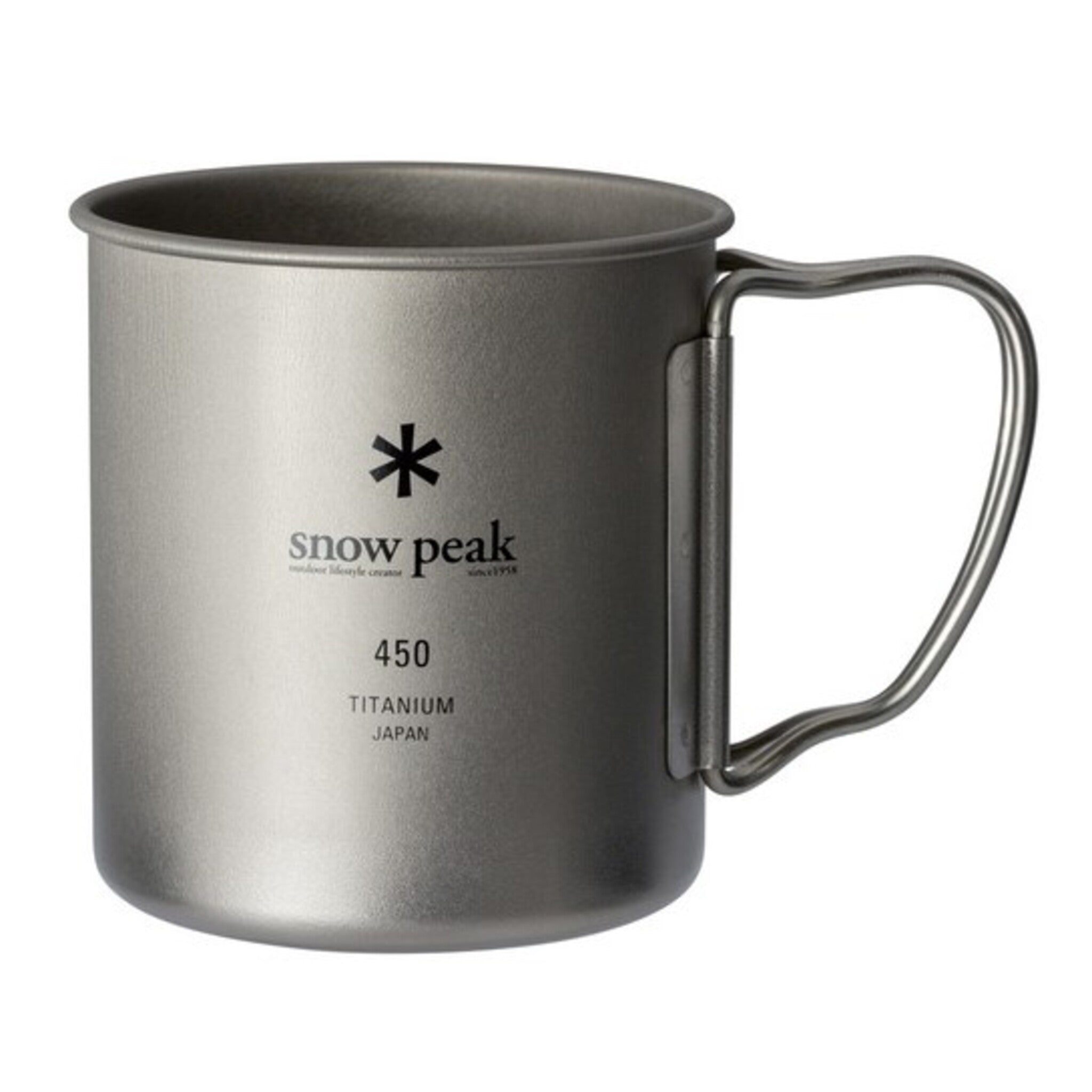SnowPeak 鈦金屬單層杯 450ml MG-143