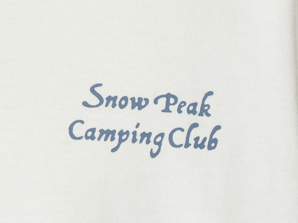 SnowPeak Camping Club T恤  炭灰色 TS-23AU002