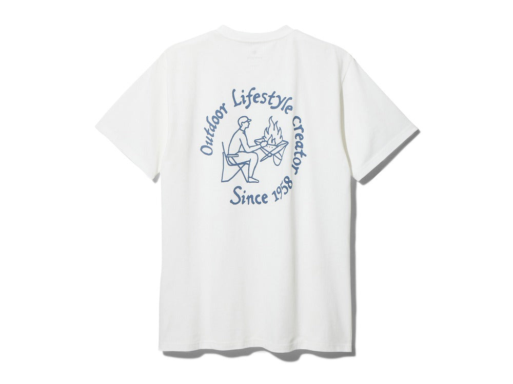 SnowPeak Camping Club T恤 白色 TS-23AU002