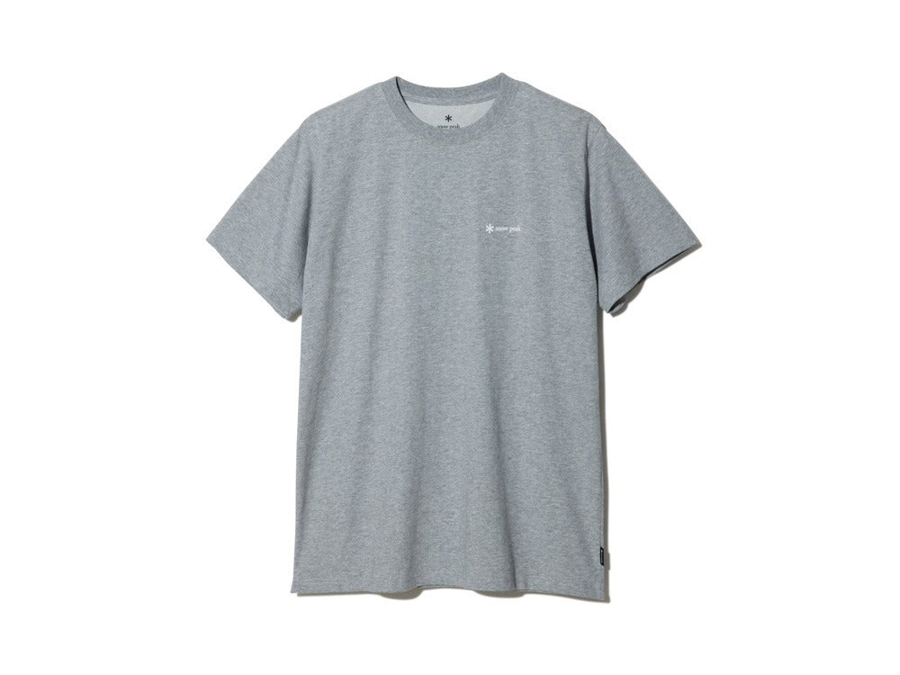 SnowPeak 雪花 Logo T恤 灰色 TS-23SU001