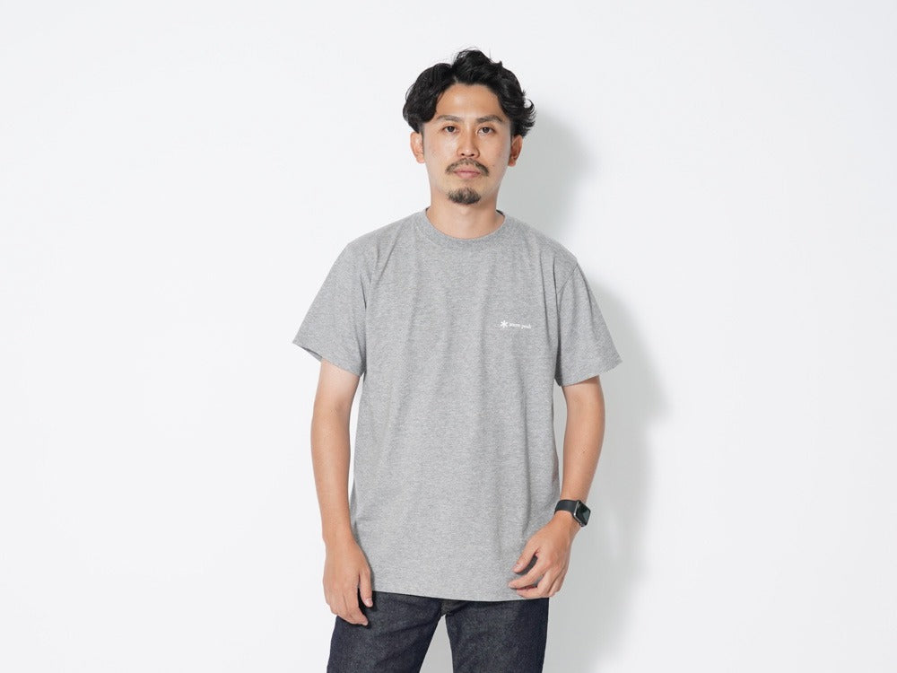 SnowPeak 雪花 Logo T恤 灰色 TS-23SU00104MG