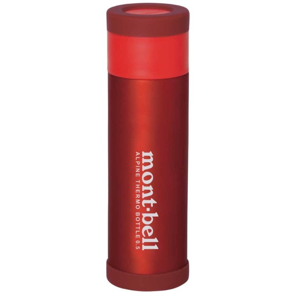 montbell 日本 Alpine thermo 輕量保溫瓶 500ml 紅 1124617RD