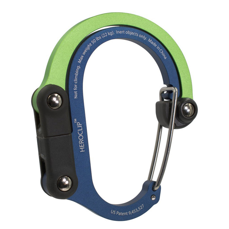 HEROCLIP hybrid clip M 中款 可伸展掛鉤 + 360度旋轉 D扣 210013