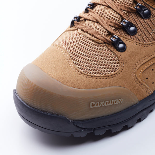 【日本 Caravan】中筒 GORE-TEX 防水透氣登山健行鞋 C1_02S 褐色 440