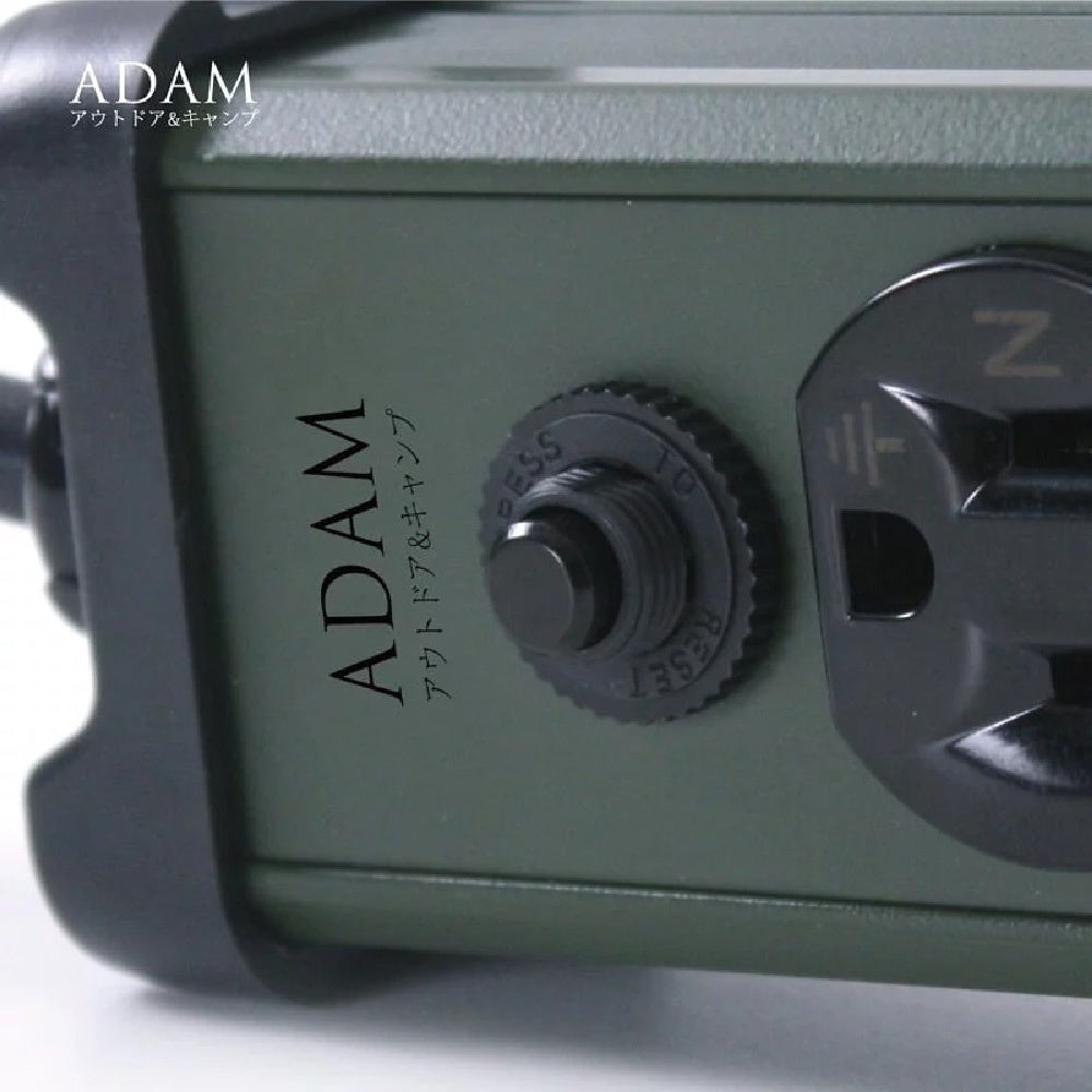 ADAM 金屬2座 延長線 1M 軍綠色 ADPW-PS321(G)