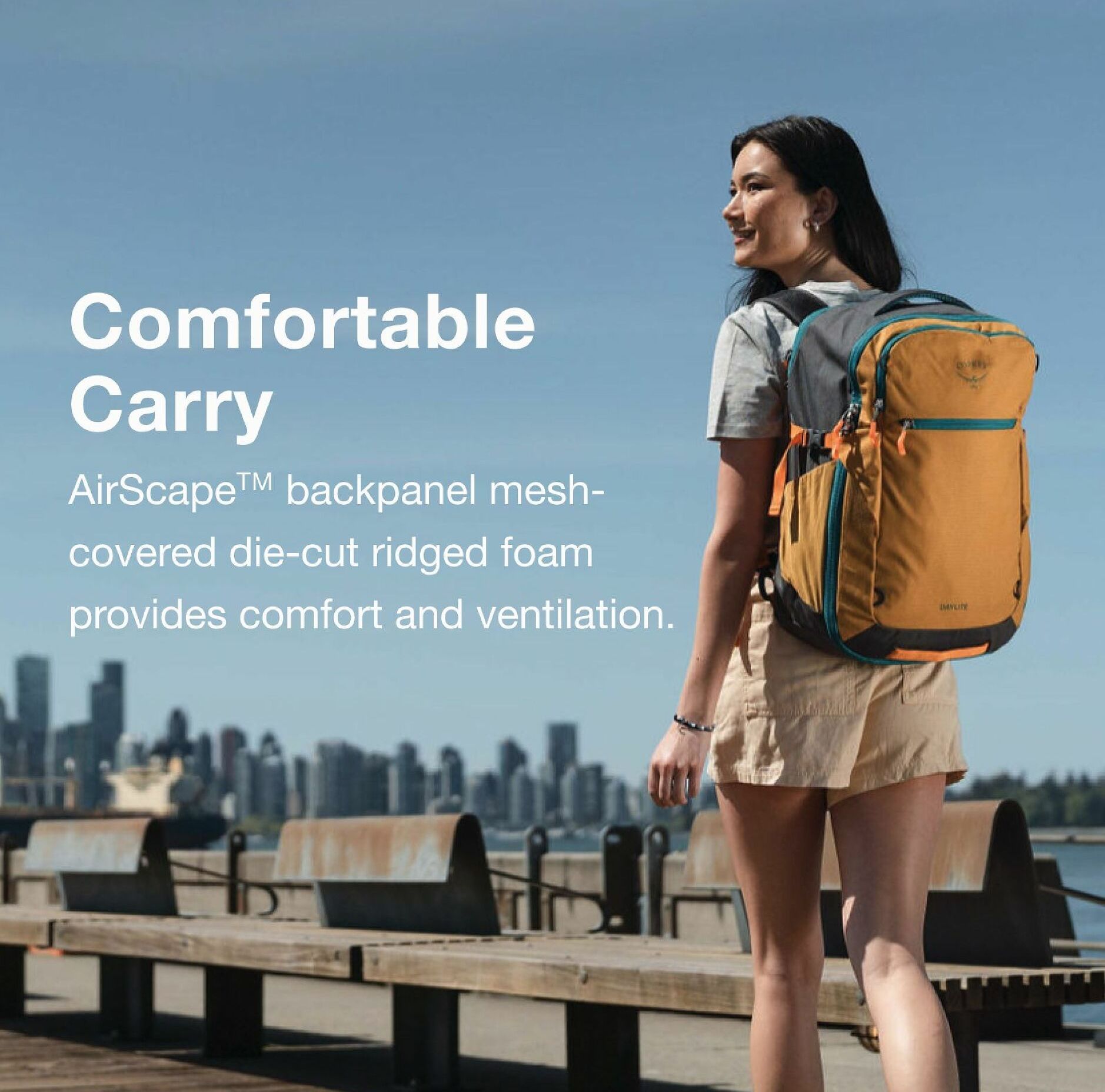 Osprey Daylite Travel Pack 35L 登機旅行包 可切換手提/雙肩背包  黑 10006136