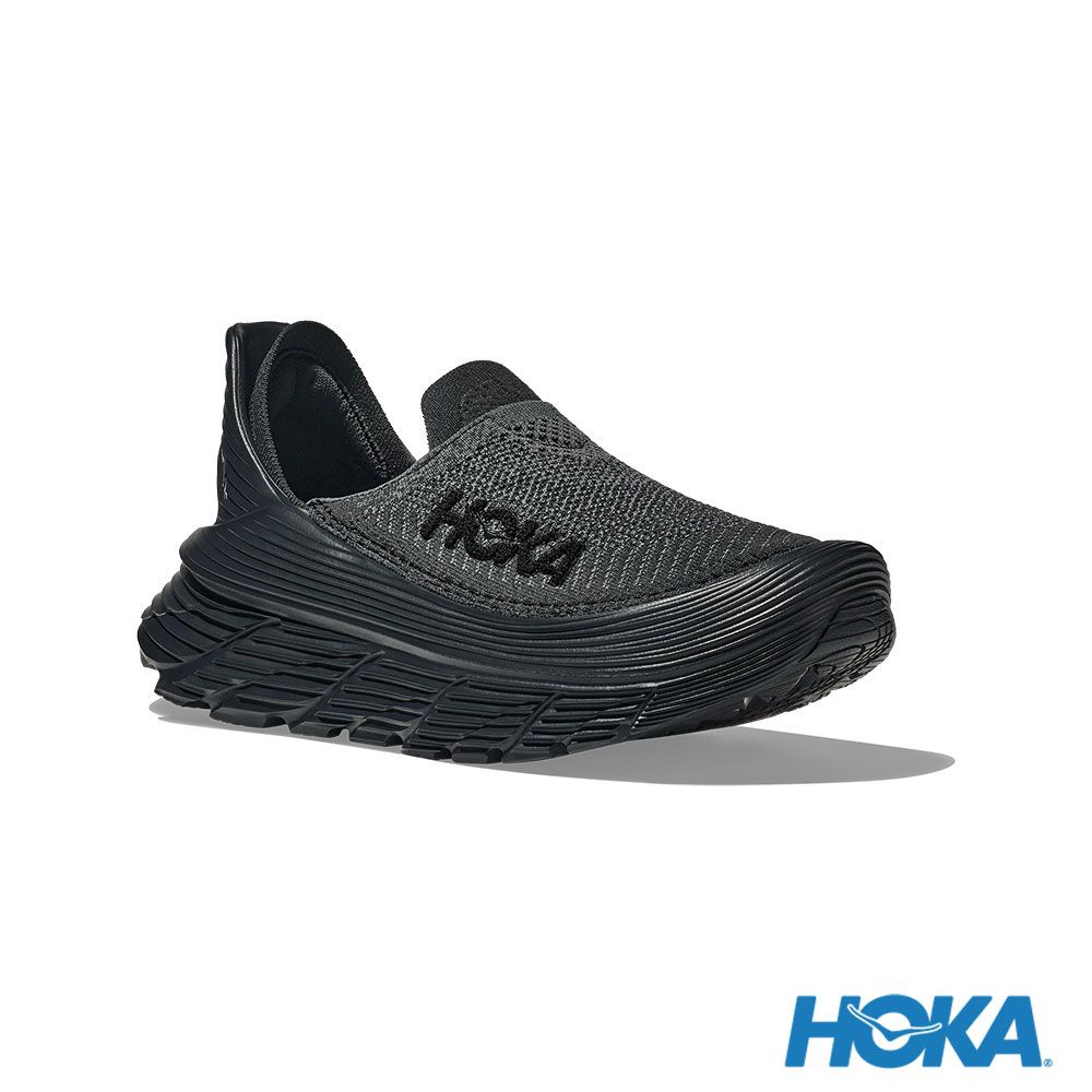 HOKA Restore TC 恢復鞋 戶外休閒鞋 黑 1134532BBLC