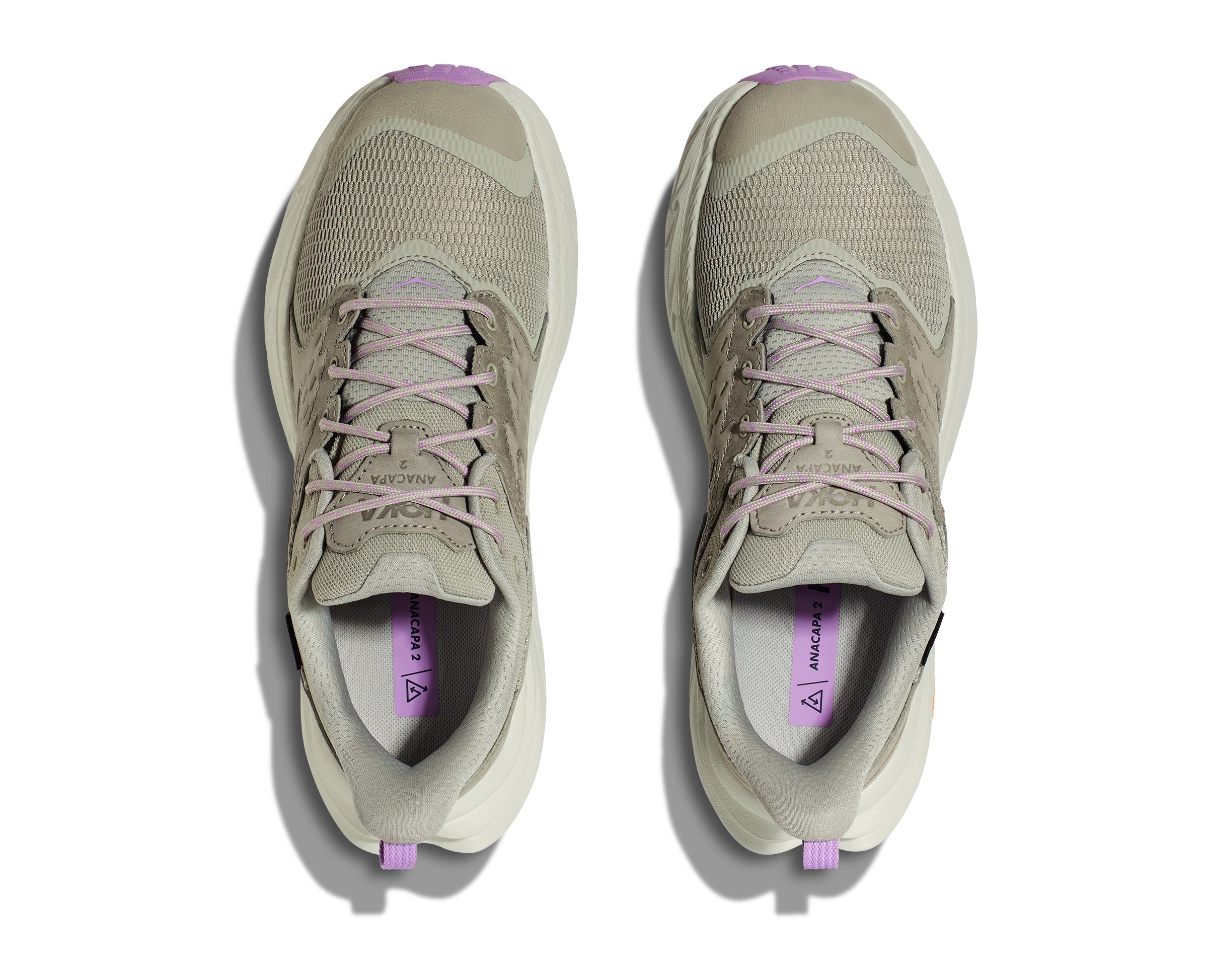 HOKA 女 Anacapa 2 Low GTX 防水健行鞋 灰綠/青瓷 1142830BYCL