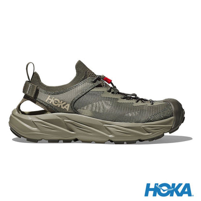 HOKA 男 Hopara 2 健行涼鞋 灰綠/燕麥奶色 1147650BYT
