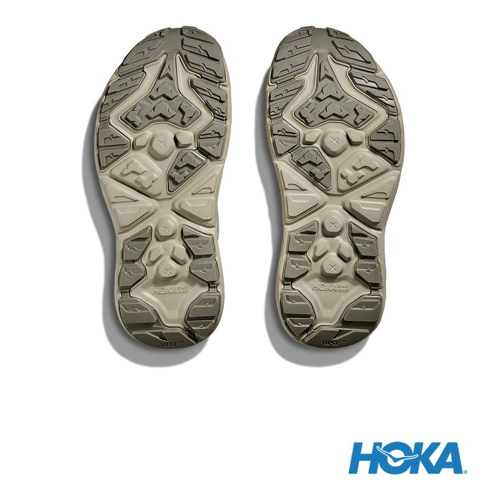 HOKA 男 Hopara 2 健行涼鞋 灰綠/燕麥奶色 HO1147650BYT