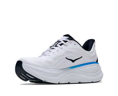 HOKA Bondi 9 男 寬楦 路跑鞋 霜白色/黑 1162013FLCK