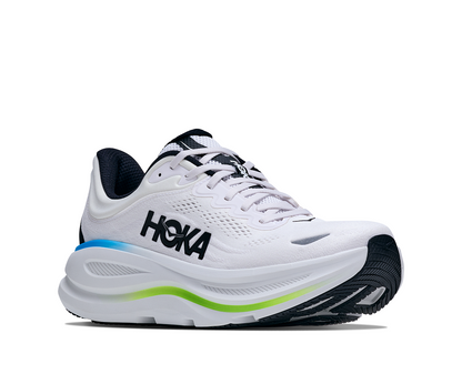 HOKA Bondi 9 男 寬楦 路跑鞋 霜白色/黑 1162013FLCK