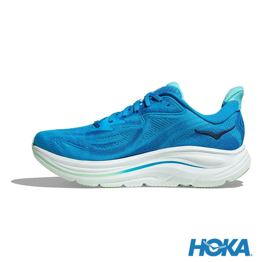 HOKA 男 Clifton 10 寬楦 路跑鞋 HOKA 藍/藍 HO 1162032HSK