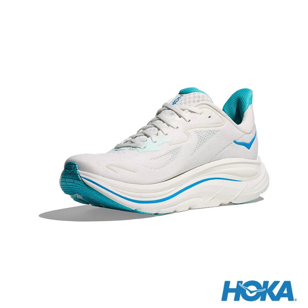 HOKA Clifton 10 男 寬楦 路跑鞋 白/藍 1162032WKY