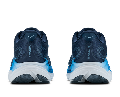 HOKA 男 Clifton 11 寬楦 路跑鞋 海軍藍/霧藍 1177538VFD